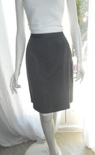 jupe grise coupe tailleur marque in extenso taille 44 neuve