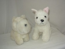 Lot de 2 Peluches Chien Westie