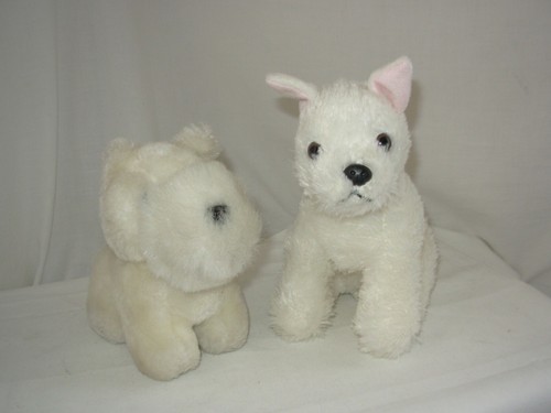 Lot peluches chien westie - de,