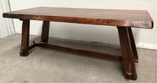 TABLE SALLE À MANGER en ORME  années 60 70  DESIGN OLAVI HANNINEN VINTAGE 1960