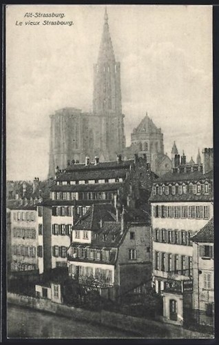 Cpa strasbourg vieux - le,