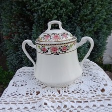 Sucrier Porcelaine  Décor Floral LIMOGES