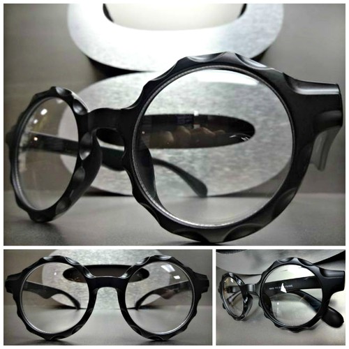 Lunettes vue ronde noire - de,