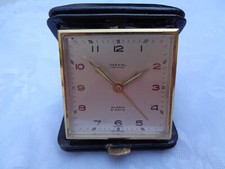 IMEXAL - FABRICATION SUISSE - RÉVEIL DE VOYAGE MÉCANIQUE - ALARM - 8 DAYS