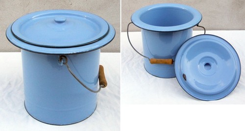 Pot chambre email seau - pot,