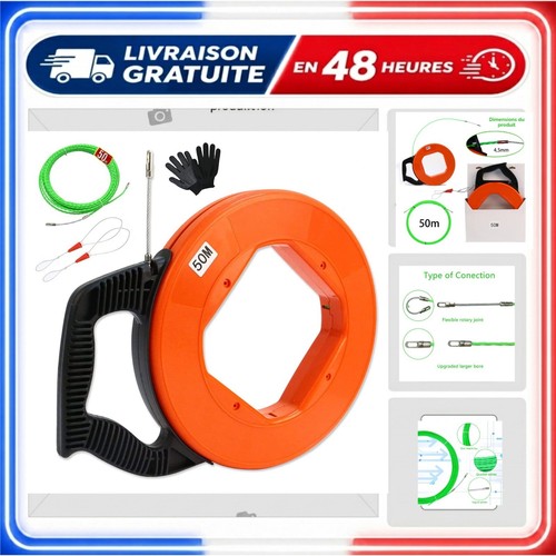 Aiguille electricien 50m tire - 50m,