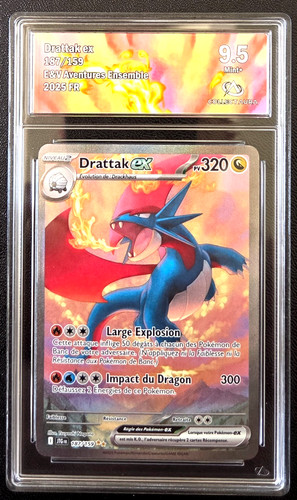 Pokémon carte gradée drattak - gradée,