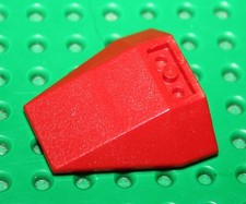 Lego Red Wedge 4x4 Triple Inverted ref 4855 set 1547 1752 6597 5591 6835 6049
