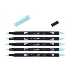 [ABT-401-5] TOMBOW Lot de 5 Feutres Dessin Double Pointe ABT Dual Brush Pen 4...