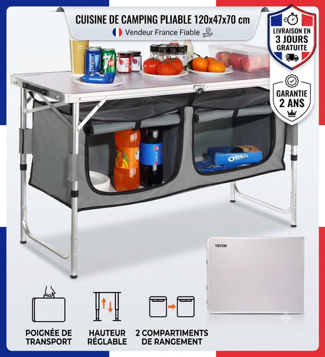 Table cuisine camping - table,