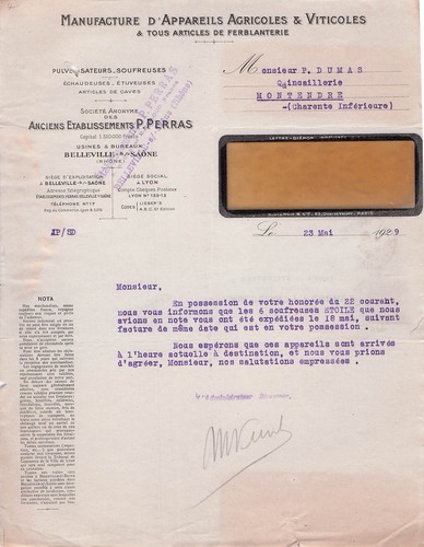 Belleville fabricant perras - fabricant,