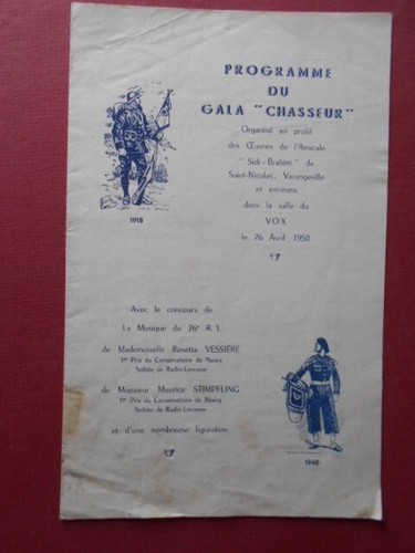 Programme gala chasseur - gala,