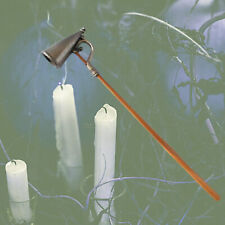 ETEIGNOIR à BOUGIES EN ETAIN ANTIQUE