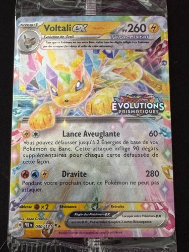 Pokémon carte voltali - carte, ex