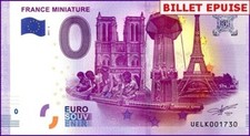 UELK / FRANCE MINIATURE / BILLET SOUVENIR 0 € / NULL EURO-SCHEIN / 0 € 2017-2
