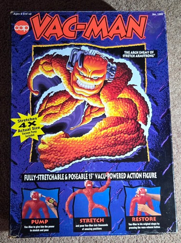 Vac man 1994 cap toys - vac-man, original