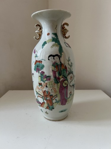 Ancien vase chinois - chinois, décor