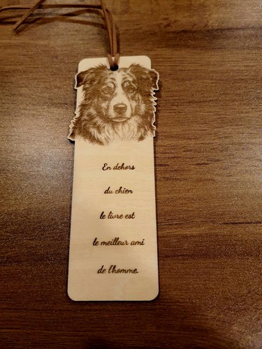 Marque pages berger australien - marque,