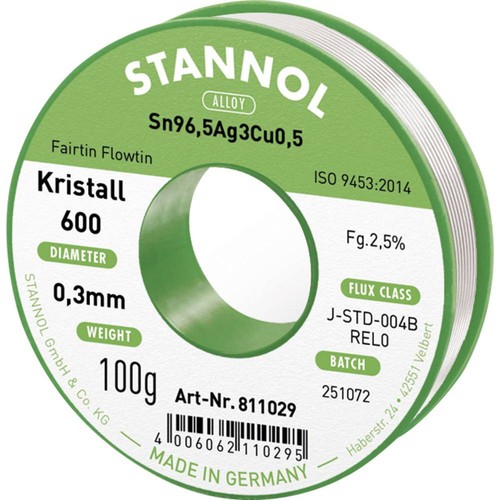 Stannol kristall 600 - stannol, Étain