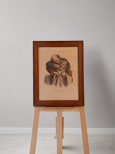 Ancienne gravure satirique