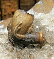  PIPE collection en terre  sculptée "  de gambier ref  1412  la griffe coudée 