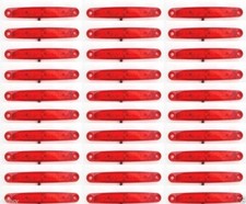30 X 12V Rouge LED Côté