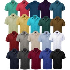 Homme T-Shirt Guayabera Cubain Plage Mariage Manche Courte Boutonné Robe T-Shirt