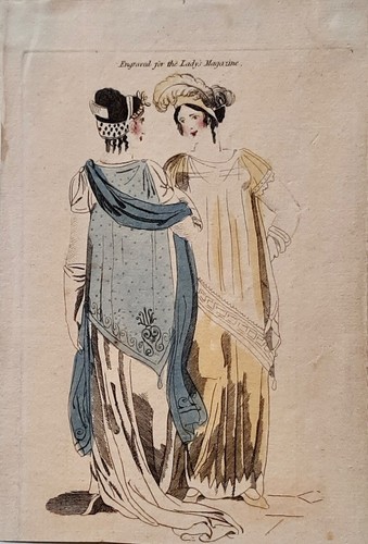 Deux robes ladies gravure - robes,