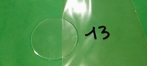 Ancien verre phare plat - verre, de