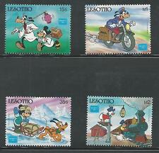 LESOTHO # 540-543 MNH DISNEY