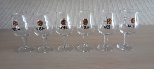 Lot verres bière la - à,