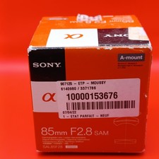 Neat Mint Sony SAL85F28 85mm