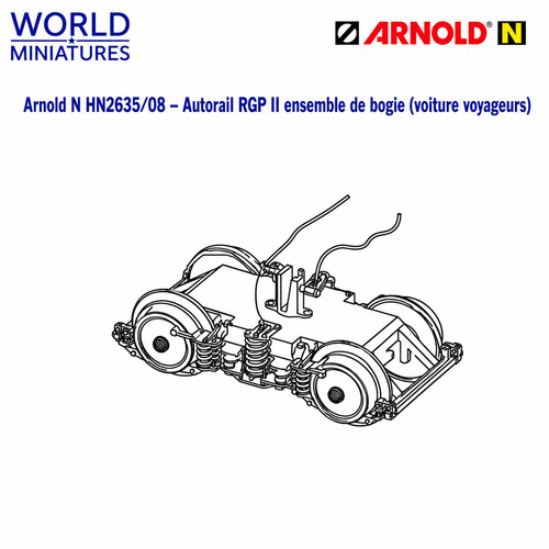 Arnold hn2635 autorail - arnold, n hn2635/08