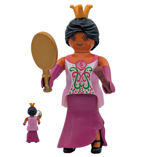 Figurine femme playmobil robe - figurine,