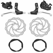FREIN A DISQUE VTT MECANIQUE AVANT + ARRIERE P2R AVEC CABLE ET DISQUE 160mm +