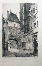 GRAVURE ROUEN La grosse