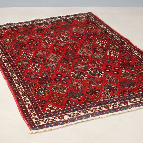 Tapis ancien coton laine noeud - ancien,