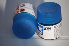 Tamiya Peinture Pot 10ml X23  Clear Blue