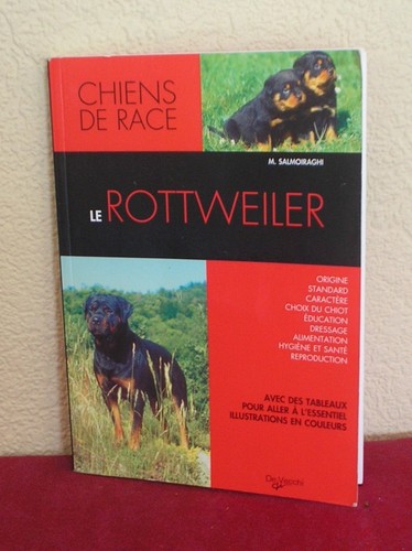 Livre rottweiler chien - rottweiler, /