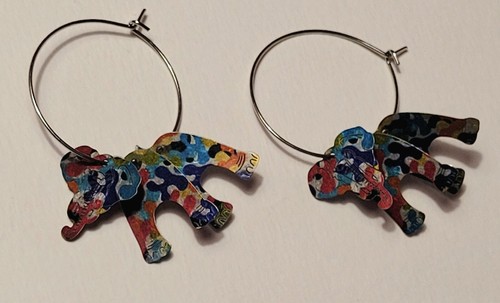 Bijoux boucles éléphant - boucles,