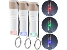Pack de 3 bouchons lumineux rechargeables - Lumière RGB - Lunartec