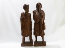 Statues vintage paire couple