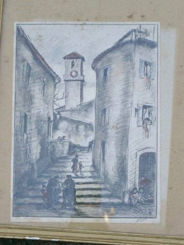 Lithographie gravure raoul - lithographie,