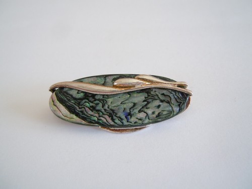 Broche vintage argent - broche,