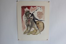 SALVADOR DALI Lithographie La