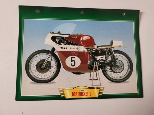 Bsa 750 rocket 1971 fiche - 750,