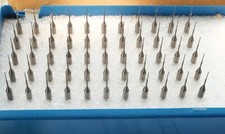 10x Foret perçage PCB Diam 0.50mm Queue 3.175mm d'occasion. Lot de 10.