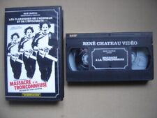 VHS MASSACRE A LA TRONCONNEUSE - RENE CHATEAU - Tobe Hooper - Version intégrale