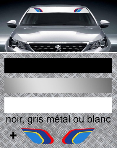 Bande pare soleil pour peugeot - bande,