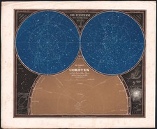 1858 Rare carte lithographie